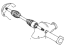 Kia 0K01225500A Shaft Assembly-Drive,RH
