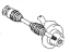 Kia 0K01225600B Shaft Assembly-Drive,LH