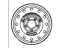Kia 529102J910 Wheel Assembly-Steel