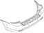 Kia 866113E510 Rear Bumper Cover Kia 866113E510 Rear Bumper Cover