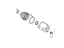Kia 0K01222620A Joint Set-In, LH