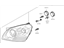 Kia 921012G050 Driver Side Headlight Assembly