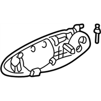 Kia 826603C021XX HANDLE ASSEMBLY-FRONT DOOR