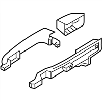 Kia 826604D030 HANDLE ASSEMBLY-FRONT DOOR OUTSIDE