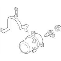 Kia 922011W210 LAMP ASSEMBLY-FRONT FOG