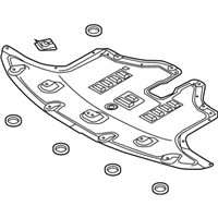 29110C6500 - Genuine Kia PANEL ASSEMBLY-UNDER COVER