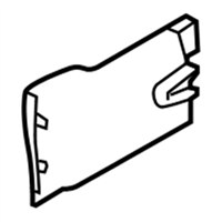 Kia 846142P000VA COVER-CONSOLE SIDE L