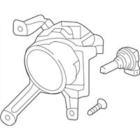 Kia 92201A9110 LAMP ASSEMBLY-FRONT FOG