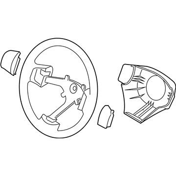 Kia Steering Wheel - 561101G400VA