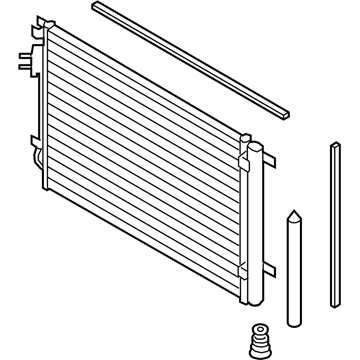 Kia A/C Condenser - 97606H9100