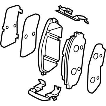 Kia Brake Pad Set - 58101C6A00