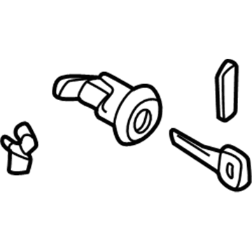 KIA OEM 00-04 Spectra Front Door-Lock Cylinder 0K2A176920A KIA OEM 00-04 Spectra Front Door-Lock Cylinder 0K2A176920A