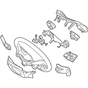 Kia Steering Wheel - 561002T040VA