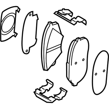 Kia Optima Brake Pad Set - 58101D4A10