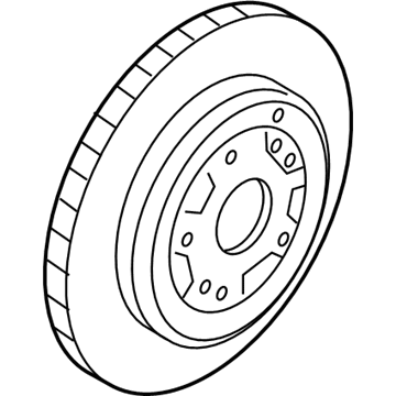 Kia Brake Disc - 58411J5500