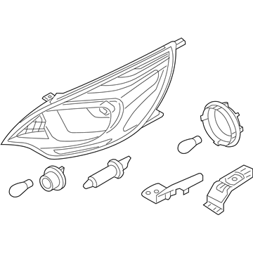 Kia Headlight - 921021W110