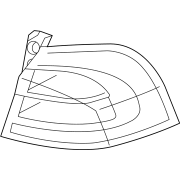 924201W220 Genuine Kia Lens & Housing-Rear Combination Outside