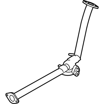 287001G700 Genuine Kia Center Muffler Assembly