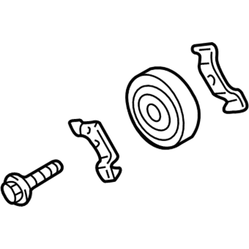Kia Timing Belt Idler Pulley - 2528637100