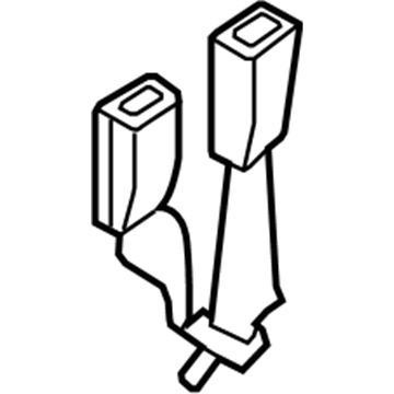 Kia Seat Belt - 89830A9530GBU