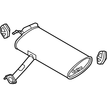 Kia Muffler - 28710D9740