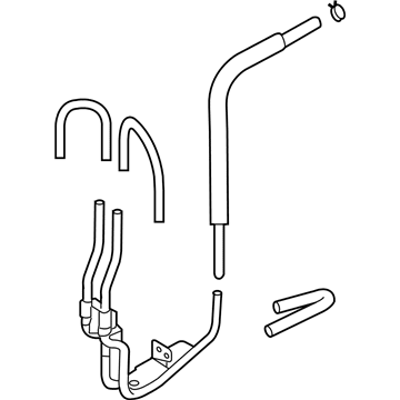 Kia Oil Cooler Hose - 254703F200