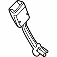 Kia 888401U700H9 BUCKLE ASSEMBLY-FRONT SEAT BELT