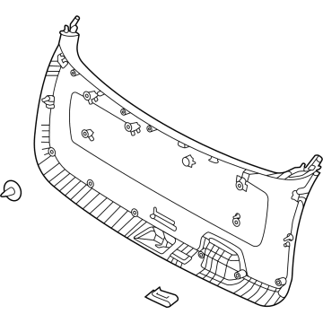 Kia 81710R5100WK Trim Assembly-Tail Gate