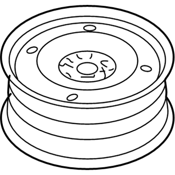 Kia 529102C910 Wheel Assembly-Temporary