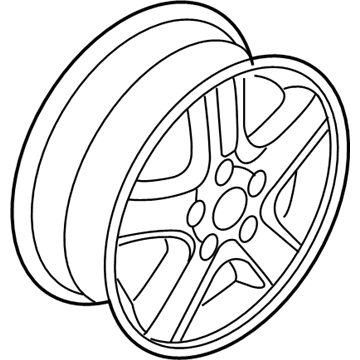 Kia 529101F260 Wheel Assembly-Aluminum