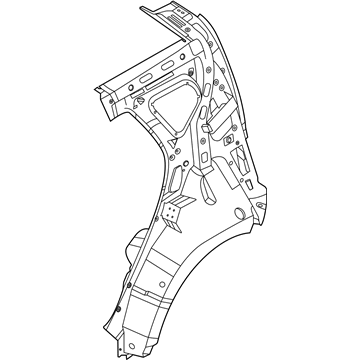 Kia 71602K0010 Panel Assembly-Quarter I