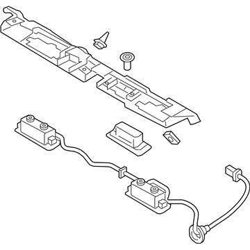 Kia 925003T000 Lamp Assembly-License Plate