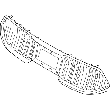 Kia 863A0F6530 Radiator Grille Assembly