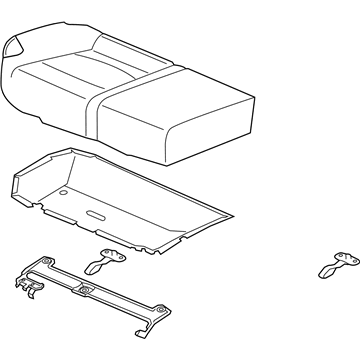 Kia 892001M110AF1 Cushion Assembly-Rear Seat