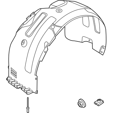 Kia 86812R5000 Guard Assembly-Front WHE