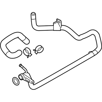 Kia 254603F310 Pipe & O-Ring Assembly-Water