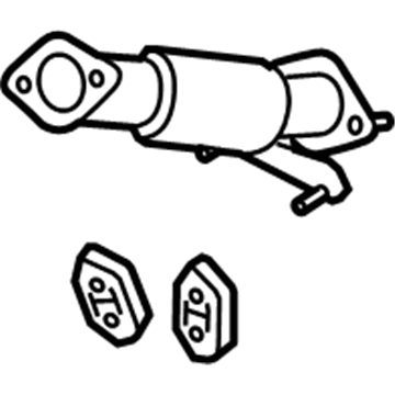 2012 Kia Sorento Exhaust Pipe - 286101U300