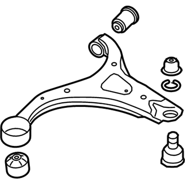 Kia 545001U000 Arm Complete-Front Lower