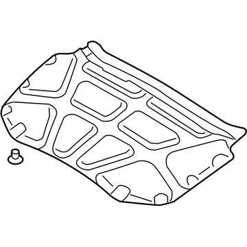 Kia 811242F000 Pad-Hood Insulating