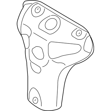 2009 Kia Sorento Exhaust Heat Shield - 285253C700