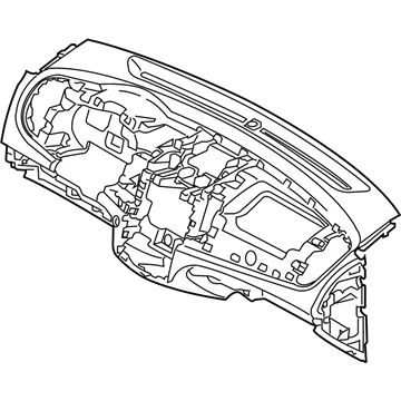 Kia 847101M000WK Crash Pad Assembly-Main