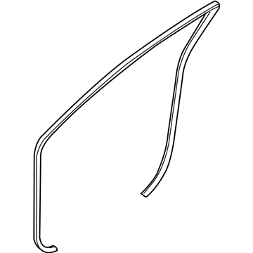 Kia 821201M000 WEATHERSTRIP-Front Door Body Side