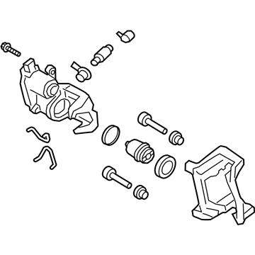 Kia 58310J6A00 Rear Brake Caliper Kit