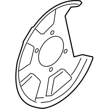 Kia K900 Brake Backing Plate - 58243J6000