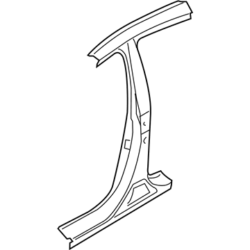 Kia 714014CB00 Pillar Assembly-Center Outer