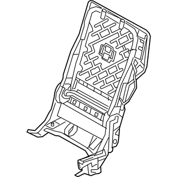 Kia 89310D9000 Frame Assembly-Rear Seat Back