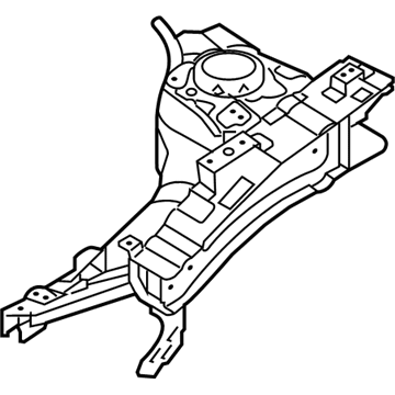 Kia 64510B0000 Panel Assembly-Fender Apron