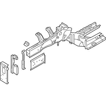 Kia 64605A7700 Member Assembly-Front Si