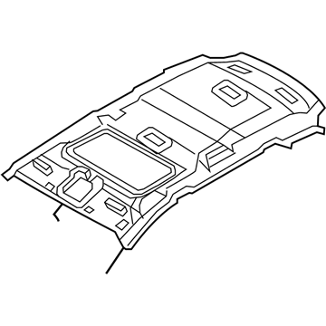 Kia 854001D010QW Headlining Assembly