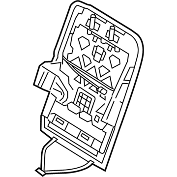 Kia 89310S9200LBR Frame Assembly-2ND Seat